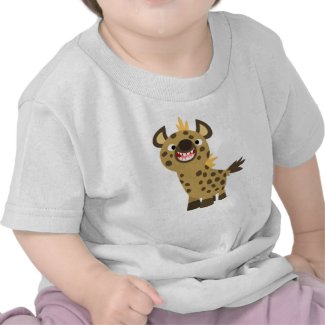 Cute Smiling Cartoon Hyena Baby T-Shirt