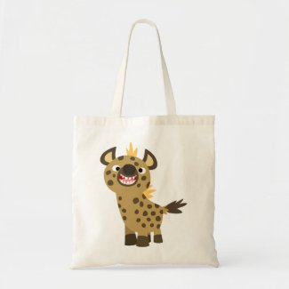 Cute Smiling Cartoon Hyena Bag