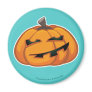 Cute Smiling Halloween Pumpkin - Round Magnets