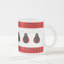 Cute Smiling Ladybug Mug