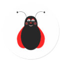 Cute Smiling Ladybug Sticker