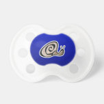 Cute Snail; Blue Pacifiers