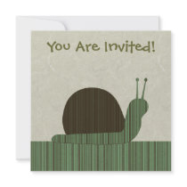 Cute Snail Invitation by Cute_Customs Cute Snail Invitation