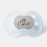 Cute Snail; Metal-look Baby Pacifiers