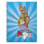 Cute Snail Moving House Notebook