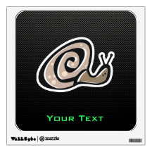 Cute Snail; Sleek Room Stickers