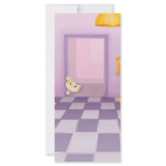 cute sneaky lil kitty cat customized rack card
