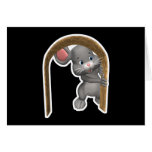 cute sneaky mouse cards