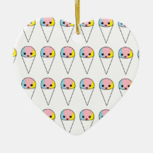 Cute Snow Cones Christmas Tree Ornament
