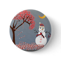 Cute Snowman buttons