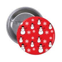 Cute Snowman Buttons