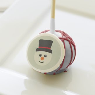 Cute Snowman Cake Pops