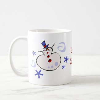 Cute Snowman Christmas Mug