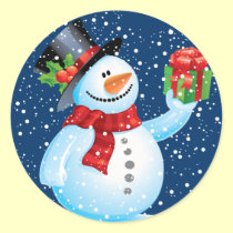 Cute Snowman Christmas stickers by kidsonly Cute Snowman Christmas stickers