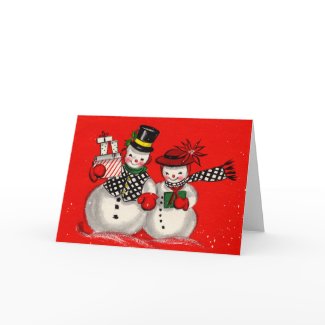 Cute Snowman Couple