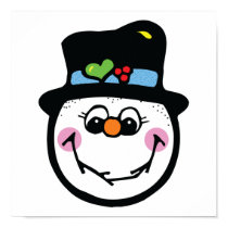 cute snowman face posters by doonidesigns cute snowman face posters