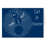 Cute Snowman Happy Christmas Personalized Card