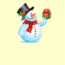 Cute Snowman Holiday T-shirt by kidsonly Cute Snowman Holiday T-shirt