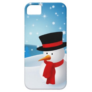 Cute Snowman iPhone 5 Cases