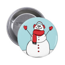 Cute Snowman Pin
