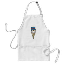 cute snowman snowcone aprons