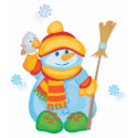 Cute Snowman T-Shirt Holiday Wear