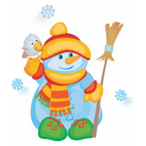 Cute Snowman T-Shirt Holiday Wear by kidsonly Cute Snowman T-Shirt Holiday Wear