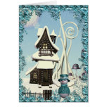 Cute Snowman & Winter Wonderland House Card