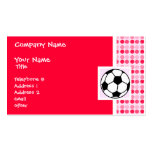 Cute Soccer Ball Business Card Templates