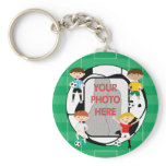 Cute Soccer stars Boy Goal  Keychain