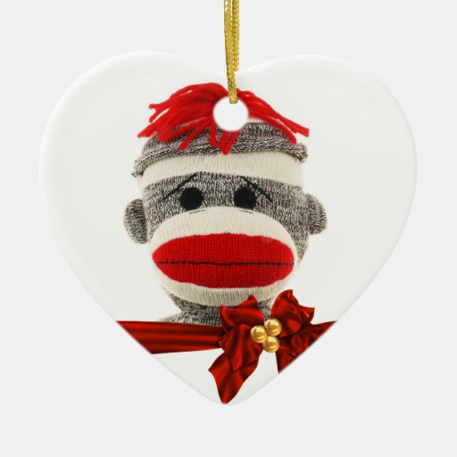 cute sock monkey christmas ornament personalized zazzle cute sock monkey christmas ornament personalized zazzle