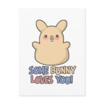 Cute Some Bunny Loves You Easter Post Cards