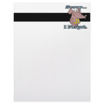 cute sorry i forgot funny forgetful elephant custom letterhead