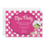 Cute Spa Day Birthday Party Invitation