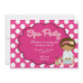 Cute Spa Day Birthday Party Invitation