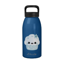 Cute Space Cupcake Reusable Water Bottles