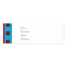 Cute Space Ship Rocket Outer Space Red Blue Business Cards