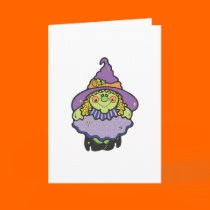 cute spooky witch cards