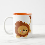 Cute Sprightly Cartoon Lion Mug mugs