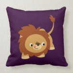 Cute Sprightly Cartoon Lion Pillow pillows