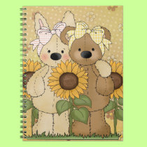 Cute Spring Friends notebooks