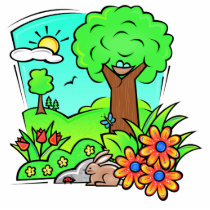 Cute Spring Naute Scene photo sculptures by doonidesigns Cute Spring Naute Scene photo sculptures