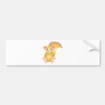 Cute Squirrel Bumper Sticker