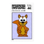 Cute Squirrel Cartoon Postage Stamp