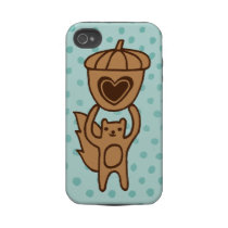 Cute Squirrel Case-Mate Iphone 4 Tough Cover casemate cases