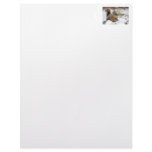 Cute Squirrel in Snow with Peanut Letterhead