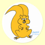Cute Squirrel Lovers Squirrel Cartoon Stickers stickers