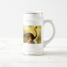 Cute Squirrel on a Cookie Jar Coffee Mugs