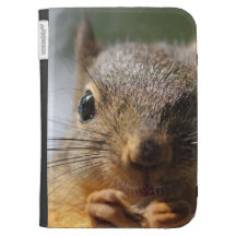 Cute Squirrel Smiling Photo Kindle Keyboard Cases
