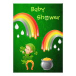 Cute St. Patrick's Day Baby Shower Custom Invites